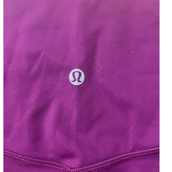 Lululemon Align High Rise Short 4" Chilled Grape Size 4  Soft Buttery Yoga Biker - Picture 5 of 6